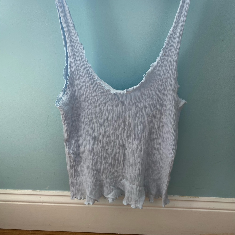 PacSun baby blue tank